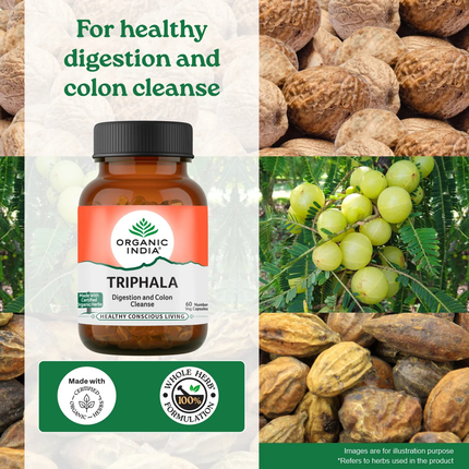 Triphala Capsules Herbal Supplements (60 Capsules) FREE SHIPPING