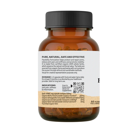 Flexibility Capsules Herbal Supplements (60 Capsules) FREE SHIPPING