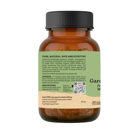 Garcinia Cambogia Capsules Herbal Supplements (60 Capsules) FREE SHIPPING
