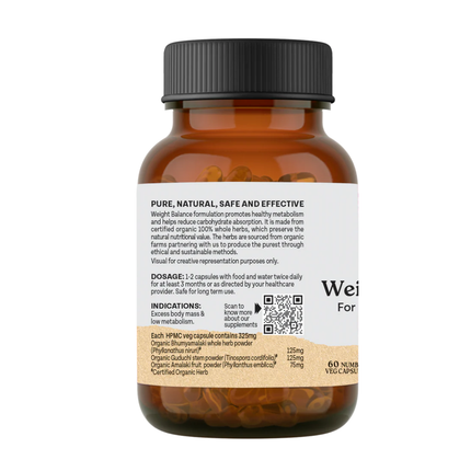 Weight Balance Capsules Herbal Supplements (60 Capsules) FREE SHIPPING