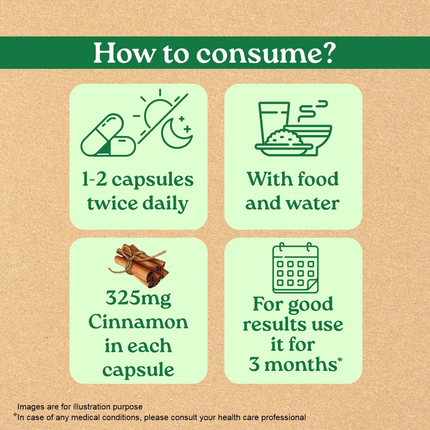 Cinnamon Capsules (60 Capsules) FREE SHIPPING