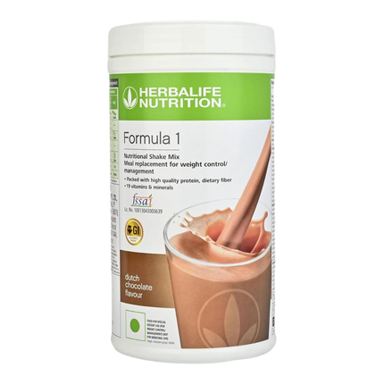 Herbalife Nutrition Formula 1 Shake for Weight Loss, 500 g (Dutch Chocolate) FREE SHIPPING