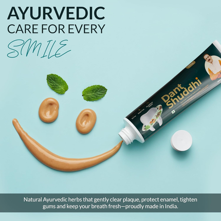 Jeena Sikho Dant Shuddhi Paste for Teeth & Gums| Strengthens Teeth, Tightens Gums, Removes Plaque | For Whole Mouth Care | Powerful Blend of Ayurvedic Herbs, 100gm, FREE SHIPPING