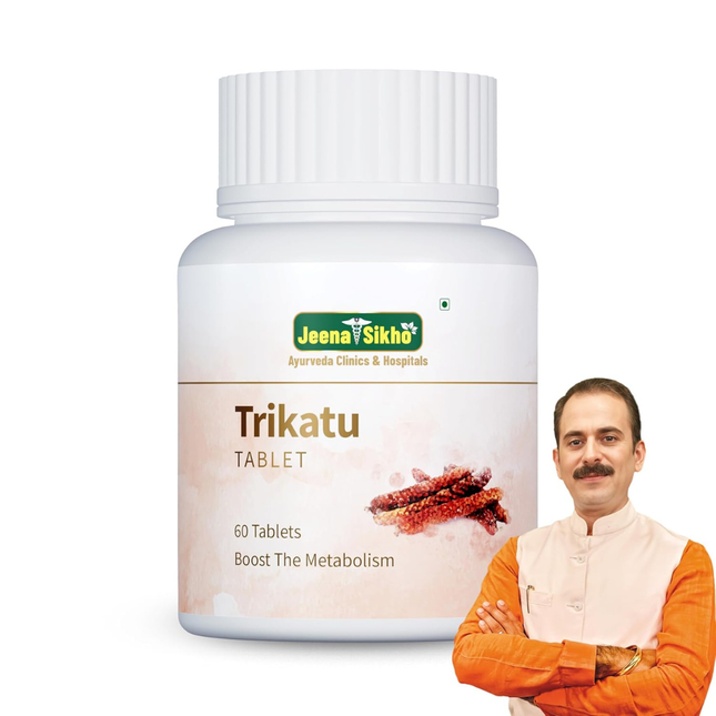 Jeena Sikho Trikatu Tablets | Natural Supplement For Digestive Wellness And Gut Health | Naturally Blended With Pure Trikatu Extracts | Natural Digestive Health Multivitamin, 60 Tablets FREE SHIPPING