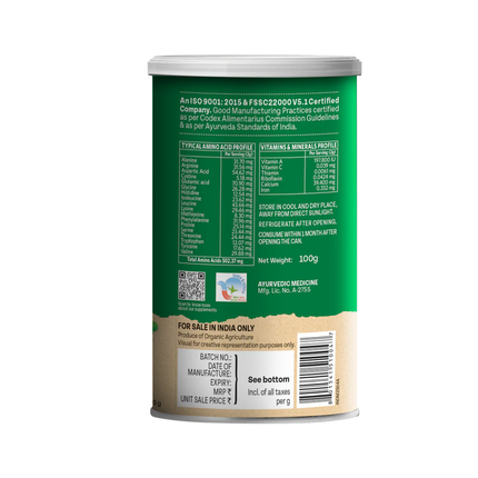 Organic Moringa Powder 100grams, FREE SHIPPING