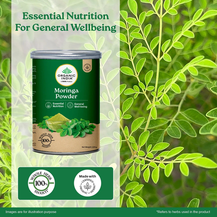 Organic Moringa Powder 100grams, FREE SHIPPING