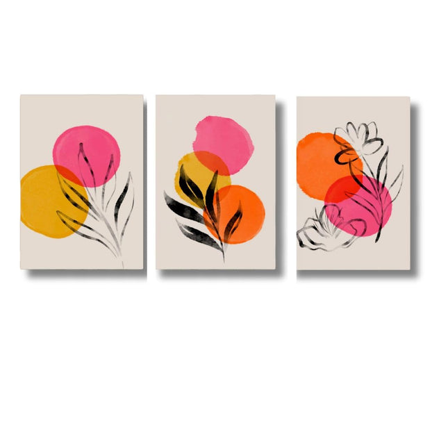 Modern Watercolor PremiumWall Decor Items for Living Room | Big Wall Painting for Living Room Unframed Wall Art for Home Decoration | Modern Painting for Wall