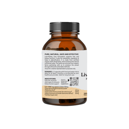 Liver Kidney Care Herbal Supplements (60 Capsules) FREE SHIPPING