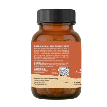 Arjuna Capsules Herbal Supplements (60 Capsules) FREE SHIPPING