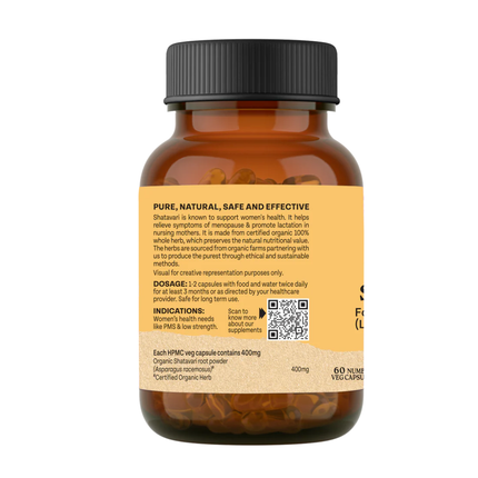 Shatavari Capsules Herbal Supplements (60 Capsules) FREE SHIPPING