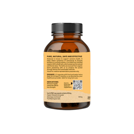 Shatavari Capsules Herbal Supplements (60 Capsules) FREE SHIPPING
