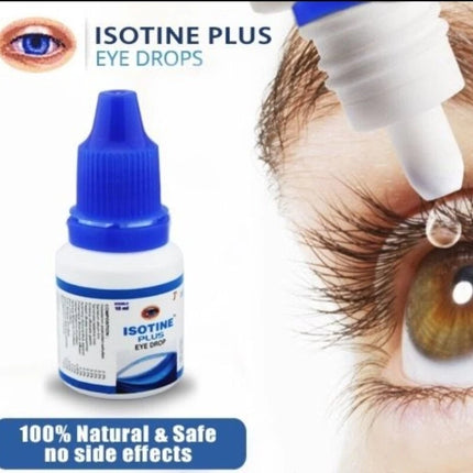 ISOTINE PLUS EYE DROPCataract Eye Drops OFFICIAL USA Organic Herbals Care Glaucoma Cataracts, FREE SHIPPING